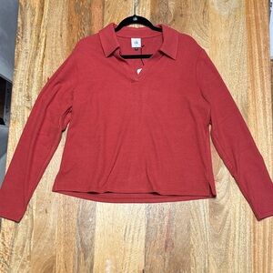 Cabi ‘Bailey Top’ Brick Red Bailey Top
